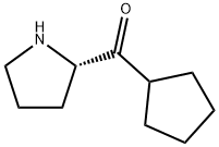 Methanone, cyclopentyl(2S)-2-pyrrolidinyl- (9CI) Struktur