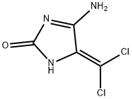 2H-Imidazol-2-one,  4-amino-5-(dichloromethylene)-1,5-dihydro- Struktur