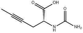 4-Hexynoicacid,2-[(aminocarbonyl)amino]-,(2R)-(9CI) Struktur