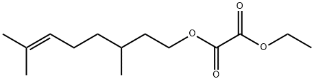 ETHYL CITRONELLYL OXALATE Struktur