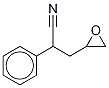 α-Phenyloxiranepropanenitrile Struktur