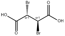 meso-2,3-Dibromosuccinic acid Struktur