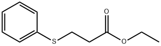 Propanoic acid,3-(phenylthio)-, ethyl ester Struktur