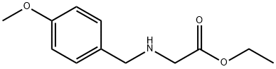 Ethyl 2-[(4-methoxybenzyl)amino]acetate Struktur