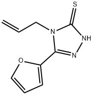 4-ALLYL-5-FURAN-2-YL-4H-[1,2,4]TRIAZOLE-3-THIOL Struktur