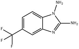 1,2-DIAMINO-5-TRIFLUOROMETHYLBENZIMIDAZOLE Struktur