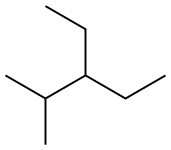 2-Methyl-3-ethylpentane Struktur