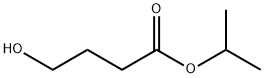 Butanoic acid, 4-hydroxy-, 1-Methylethyl ester Struktur