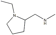 (1-ETHYLPYRROLIDIN-2-YL)-N-METHYLMETHANAMINE Struktur