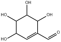 3,4,5,6-Tetrahydroxycyclohexene-1-carbaldehyde Struktur