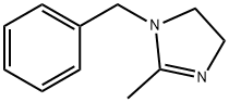 1H-Imidazole, 4,5-dihydro-2-methyl-1-(phenylmethyl)- Struktur