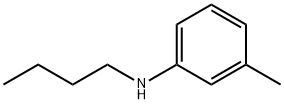 N-BUTYL-M-TOLUIDINE Structure