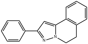 2-Phenyl-5,6-dihydropyrazolo[5,1-a]isoquinoline Struktur