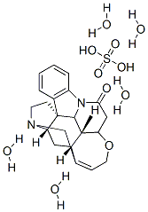 STRYCHNINE SULFATE PENTAHYDRATE Struktur