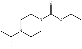 ETHYL 4-(1-METHYLETHYL)PIPERAZINE-1-CARBOXYLATE Struktur