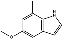 5-METHOXY-7-METHYLINDOLE Structure