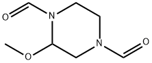 1,4-Piperazinedicarboxaldehyde,2-methoxy-(9CI) Struktur