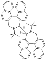 (3S,3'S,4S,4'S,11BS,11'BS)-(+)-4,4'-DI-T-BUTYL-4,4',5,5'-TETRAHYDRO-3,3'-BI-3H-DINAPHTHO[2,1-C:1',2'-E]PHOSPHEPIN Structure