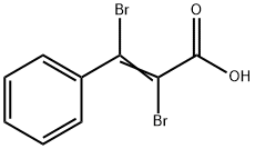 A B-DIBROMOCINNAMIC ACID Struktur