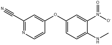 2-Pyridinemethanol, 4-[4-(methylamino)-3-nitrophenoxy]- Struktur