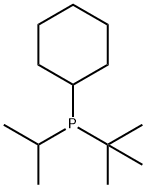 Cyclohexyl(1,1-dimethylethyl)(1-methylethyl)phosphine Struktur