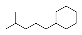 CYCLOHEXANE,(4-METHYLPENTYL)- Struktur