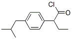 alpha-ethyl-4-(2-methylpropyl)benzeneacetyl chloride Struktur