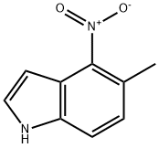 5-Methyl-4-nitroindole Struktur