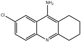 9-AMINO-7-CHLORO-1,2,3,4-TETRAHYDRO-ACRIDINE Struktur