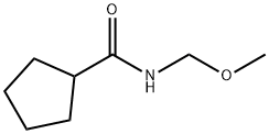 Cyclopentanecarboxamide, N-(methoxymethyl)- (9CI) Struktur