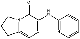 6-(PYRIDIN-2-YLAMINO)-2,3-DIHYDRO-1H-INDOLIZIN-5-ONE Struktur