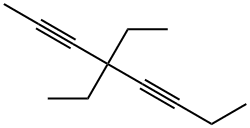 4,4-Diethyl-2,5-octadiyne Struktur