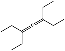 3,5-Diethyl-3,4-heptadiene Struktur