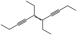 5,6-Diethyl-5-decene-3,7-diyne Struktur