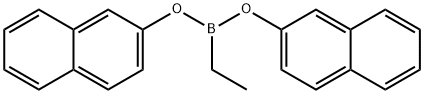 Ethylbis(2-naphthalenyloxy)borane Struktur