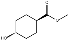 trans-Methyl4-hydroxycyclohexanecarboxylate Structure