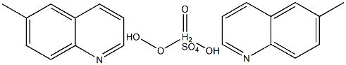 6-METHYLQUINOLINE, SULFATE Struktur