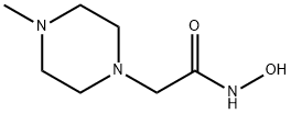 1-Piperazineacetamide,N-hydroxy-4-methyl-(9CI) Struktur