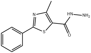 4-METHYL-2-PHENYL-1,3-THIAZOLE-5-CARBOHYDRAZIDE Struktur