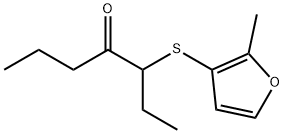 3-(2-Methyl-3-furylthio)-4-heptanone Struktur