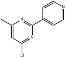 4-CHLORO-2-(4-PYRIDYL)-6-METHYL PYRIMIDINE Struktur