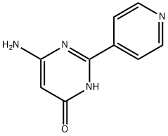 2-(4-PYRIDYL)-4-AMINO-6-HYDROXY PYRIMIDINE Struktur