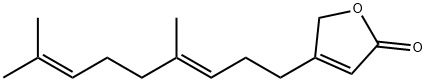 4-[(E)-4,8-Dimethyl-3,7-nonadienyl]furan-2(5H)-one Struktur