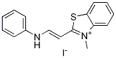 2-(2-Anilinovinyl)-3-MethylbenzothiazoliuM iodide Struktur