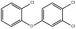 1,2-dichloro-4-(2-chlorophenoxy)benzene Struktur