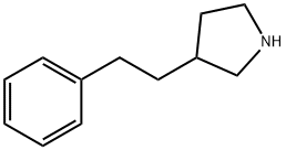 3-(2-PHENYLETHYL)PYRROLIDINE Struktur