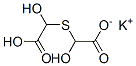 Thiobisacetic acid 1-hydrogen 1'-potassium salt Struktur