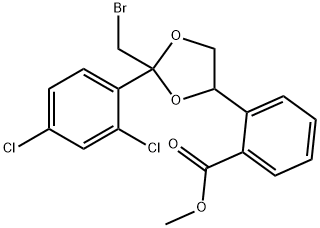 cis-2-(Bromomethyl)-2-(2,4-dichlorophenyl)-1,3-dioxolane-4-ylmethyl benzoate