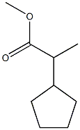 methyl 2-cyclopentylpropanoate Struktur