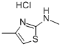 METHYL-(4-METHYL-THIAZOL-2-YL)-AMINE HYDROCHLORIDE Struktur